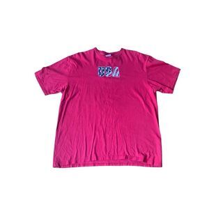 Vtg Supreme Box Logo T-Shirt 9/11 Target RARE RED USA Flag LARGE Y2K vintage